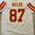 Travis Kelce / Autographed Kansas City Chiefs White Custom Football Je 2 thumbnail