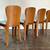 Art deco style teak chairs 7 thumbnail