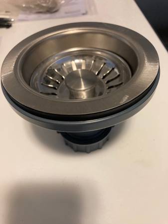 NEW KRAUS STAINLESS SINK STRAINER (PACIFICA) 1