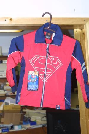 Superman childs jacket, size 6 1