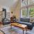 wood burning free stand fireplace - kitchen - finished basement 1 thumbnail