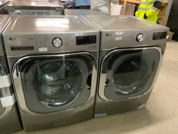 **LG GRAPHITE GRAY FRONT LOAD, ELECTRIC JUMBO SET**ON SALE** 1