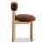 Article Munk Velvet Dining Chair - White Oak and Hale Earth 5 thumbnail