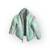 Girls’ Size 7/8 Reversible Jacket – Quilted Gray & Plush Tie-Dye Coat 2 thumbnail