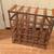 Wood/ metal wine rack 4 thumbnail