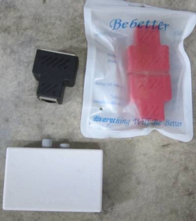 Cat 5 RJ45 Splitter extender connectors 1