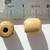1400 Vintage Wooden Beads, Craft Macrame Barrel 5/8" blonde wood, 17mm 4 thumbnail