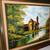 Humphrey Korean Pastoral Landscape with Castle Oil Painting on Canvas 3 thumbnail