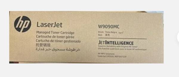 HP W9090MC Managed BLACK Toner Cartridge-sealed New In Box. Condition 1