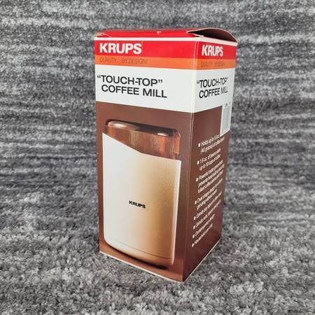 Like new Krups Touch Top 40 Grams Coffee Grinder / Mill 1
