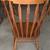 Tell City vintage comb back rocking chair 45" carved turned hard maple 8 thumbnail