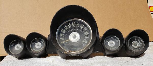 1959 - 1960 Chevrolet Car Binnacle and Gauges 1