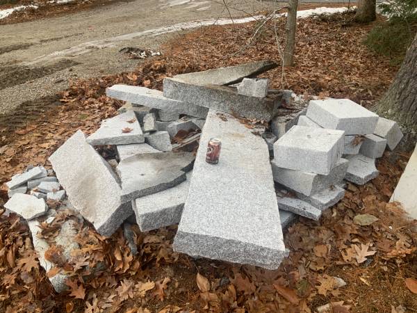 Granite scraps 1