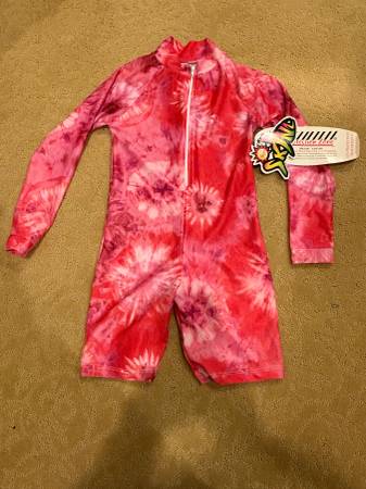 Brand New! Sun Protection Zone Kid's One-Piece Long Sleeve Suit 1
