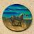African Safari Night Animal Coasters w Holder Hand Painted Soapstone 6 thumbnail