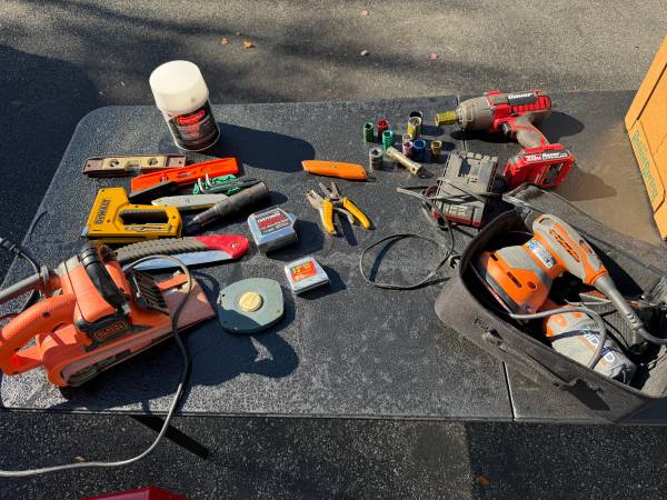 Assorted hand, tools, and power to 1