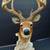 Deer Buck Scripture Figurine Dennis Franzen COA Psalm 46:10 Be Still 2 thumbnail