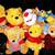 Disney Winnie The Pooh Bear Big Head Plush Stuffed Animal Toy 5 thumbnail
