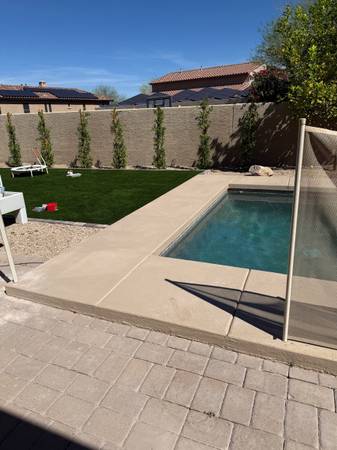Pool Fence Install 1