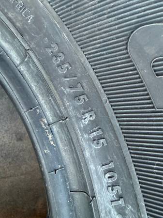 235/75/15 General Grabber (2 Tires) BRAND NEW $180.00/ Both 1