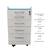 Dental cabinet mobile cart storage side cabinet #300471 12 thumbnail