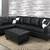 New.Black Sectional Couch 3 thumbnail