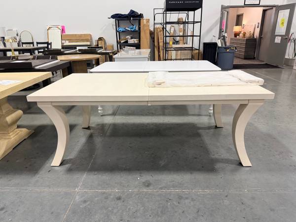 Panama Jack 84" Graphite Extendable Solid Wood Base Dining Table 1