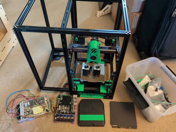 Partially Assembled 3D Printer 1