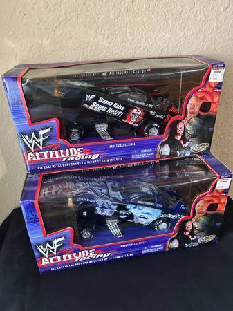 WWF Die Cast Cars, Stone Cold & Undertaker 1