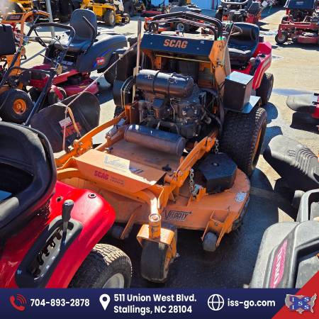 Used: Scag 52" V-Ride II Fuel-Injected Heavy-Duty Commercial Stand-On 1