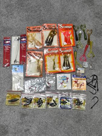 Scampi's, weights, hooks, leaders,etc. 1