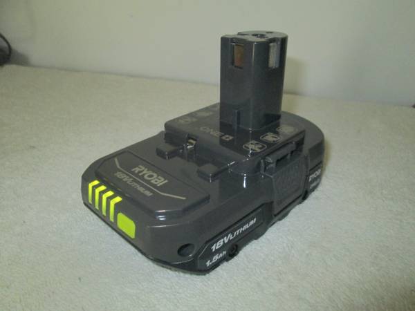 New Ryobi 18V Lithium - Ion Battery/Fuel Guage 1