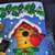 Snowman and Birdhouses Christmas Stocking 6 thumbnail