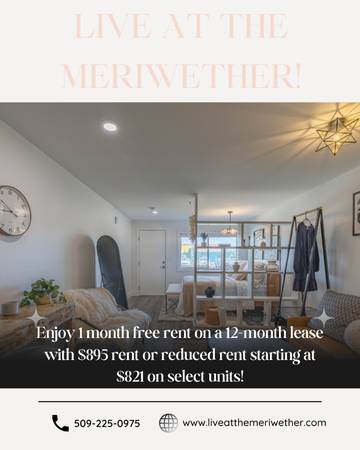 $895 / 201ft2 - 1 Month Free! $895 Studio!64054767801217120