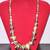 LC Liz Claiborne gold & silver clunky beaded necklace 16" long + 4" ex 1 thumbnail