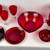 14 Piece Ruby Entrainment Set Chip and dip, wine and cheese, ruby vase 2 thumbnail