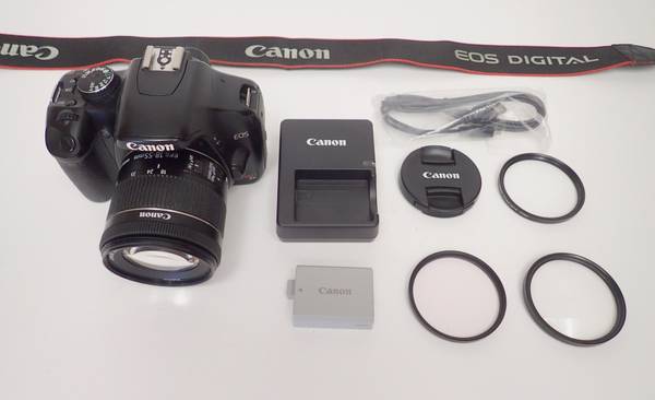 CANON EOS Kiss X2 DSLR Camera + Canon 18-55mm IS STM Lens - photo