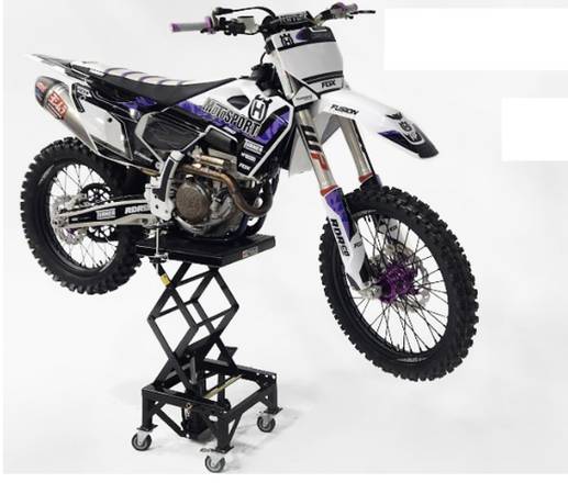 Hydraulc lift work-stand for motorcycles up to 350lbs 1