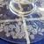 Beautiful Pair of Antique Etched Depression Glass Candle Holders 4 thumbnail
