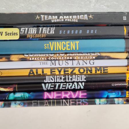 Ten Various DVD's 1