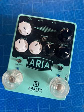 Keeley Aria Compressor Overdrive Pedal - Mint 1