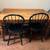Farmhouse Pine Dinning table, 4 Windsor chairs & bench 1 thumbnail