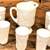 Vintage White Milk Glass Pitcher and 8 Glasses 1 thumbnail