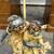 Cast metal / Spelter Art Nouveau figural lamp A237 9 thumbnail