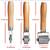 A set of 3 metal rollers for applying self-adhesive insulation 1 thumbnail