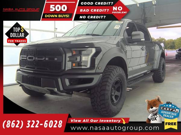 2018 Ford F150 F 150 F-150 RaptorSuperCrew 55 Box - $39,900 (The price in this ad is the downpayment)63470770878337123