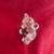 SWAROVSKI CRYSTAL TEDDY FIGURINE RECLINING + BOW & COLOR EYES 6 thumbnail