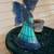 METAL ANGEL Lawn Art Transluscent Green Solar Light Vintage Decoration 3 thumbnail
