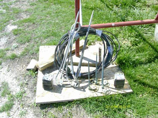 Lightning Rods and Cable 1