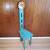 Modern Rustic Carved Wood Sunflower Clothespin Accent Stool/Stand 1 thumbnail